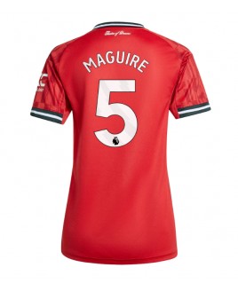 Günstige Manchester United Harry Maguire #5 Heimtrikot Damen 2025-26 Kurzarm